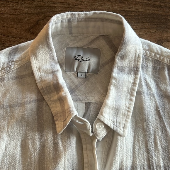 Rails women’s linen blouse, size large - Picture 3 of 7